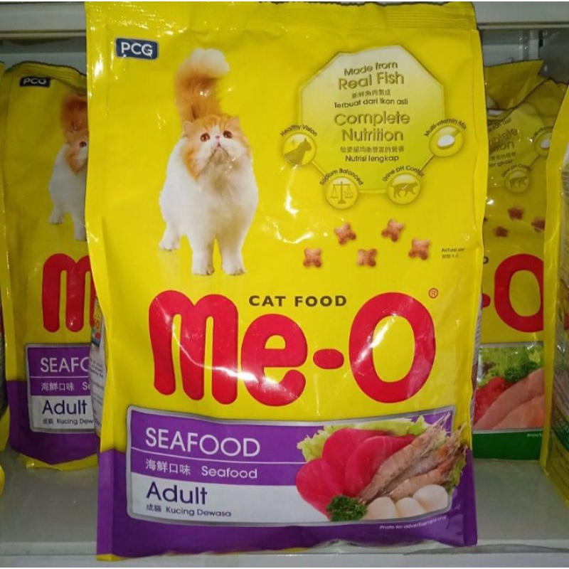 makanan kucing meo seafood kemasan 1,2 kg frespack