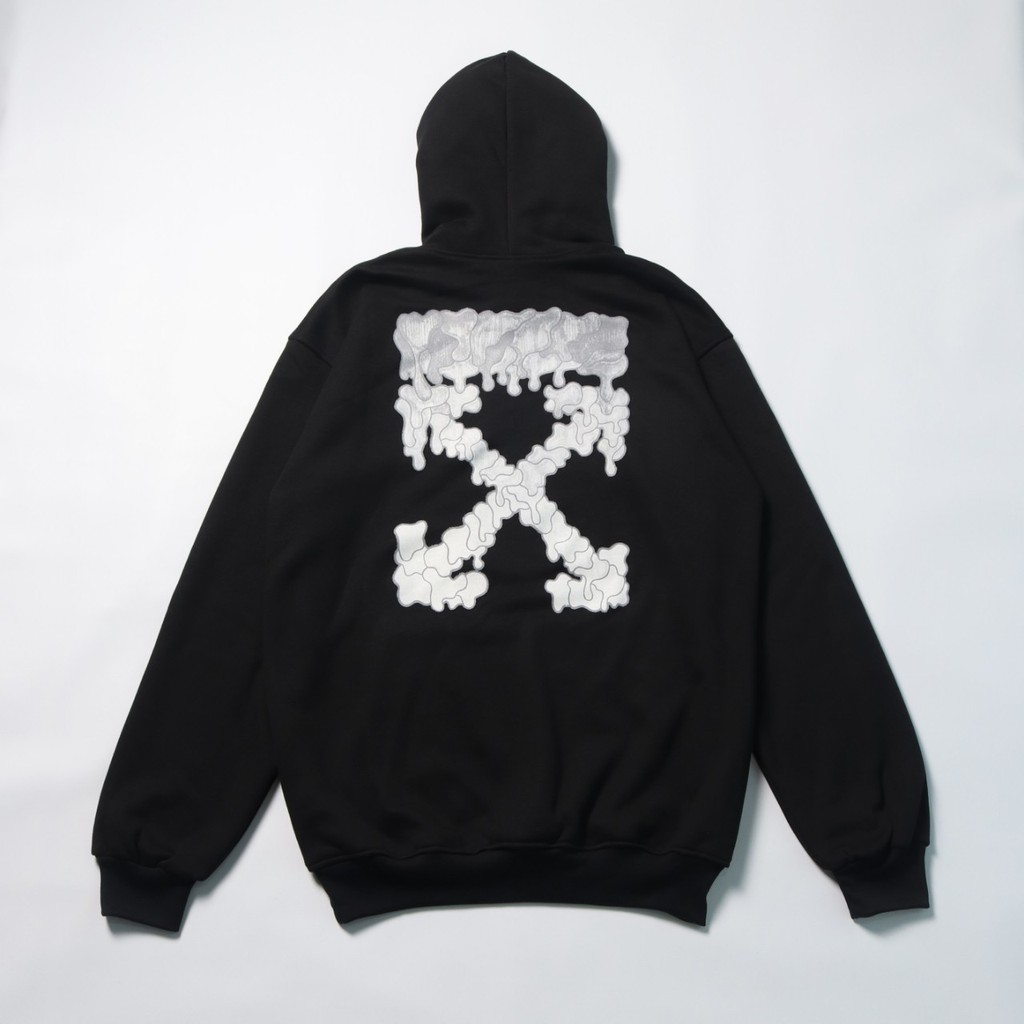 JAKET SWEATER HOODIE FS OF WHITE BLACK MARKER UNISEX PREMIUM QUALITY