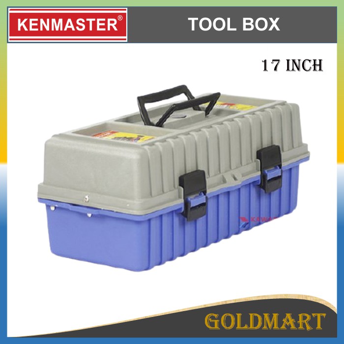 Tool Box 17inch - Kenmaster Kotak Box Perkakas Serbaguna