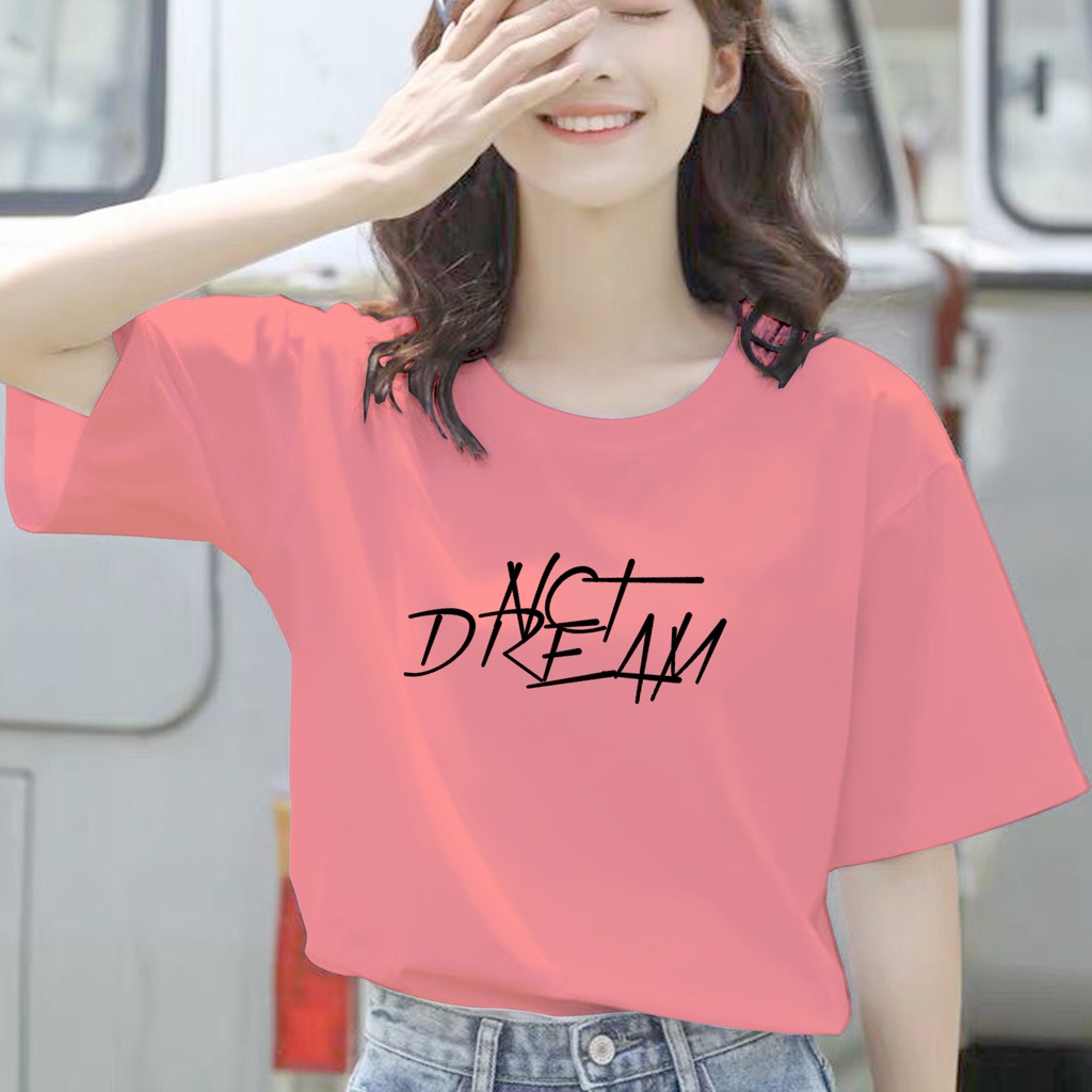 CALVIERO SHOP - BAJU KAOS ATASAN WANITA PRINT LOGO NCT ABS