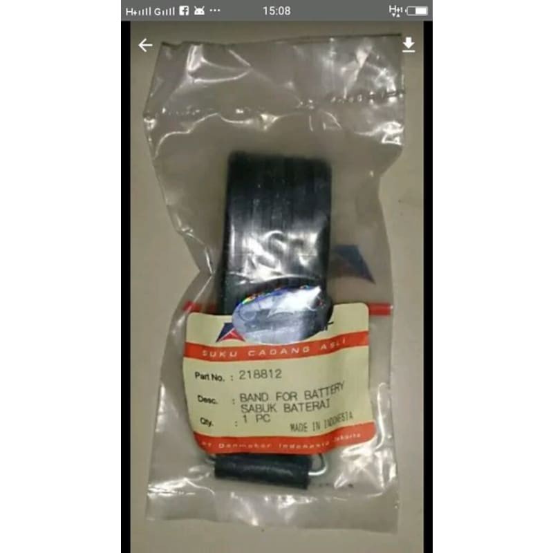 karet sabuk baterai aki 10ah untuk vespa excel merk danmotor