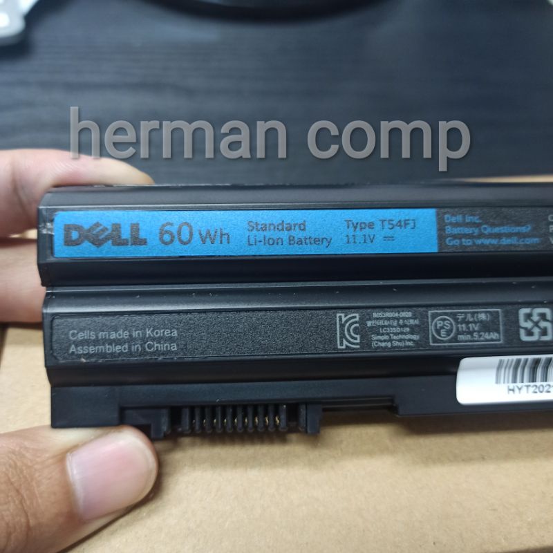 Original Baterai Dell Vostro 3360 3460 3560 Series T54FJ T54F3 M5Y0K HCJWT NHXVW PRRRF X57F1 8858X