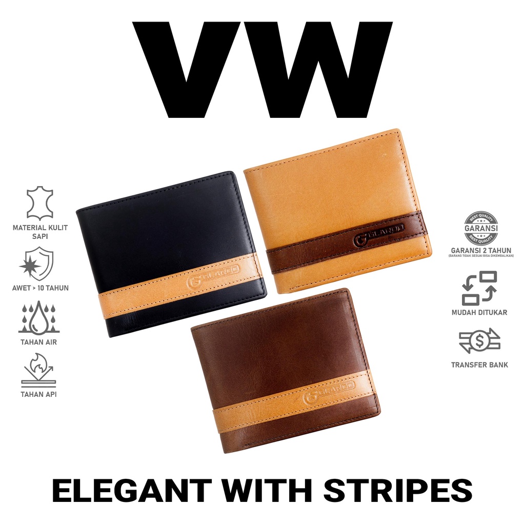 (SPECIAL RELEASE) DOMPET GLARDO VW | KULIT SAPI ASLI | GARANSI 2 TAHUN