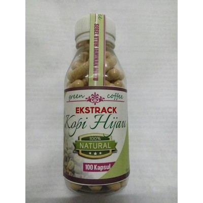 Kapsul Kopi Hijau Asli 100Kapsul.Ekstrak Kopi Hijau