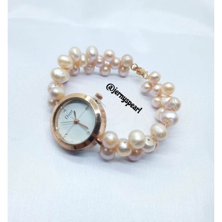 Jam tangan mutiara tawar | jam tangan mutiara lombok