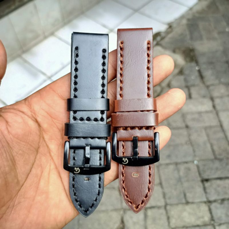 Strap/Tali Jam Tangan Kulit Alexander Christie Kepala Pengait Tipis