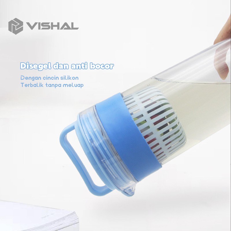 VISHAL Teko Air Panas Dan Dingin Set Dengan Cangkir Plastik Teko Pitcher Water Water Jug Infused VS