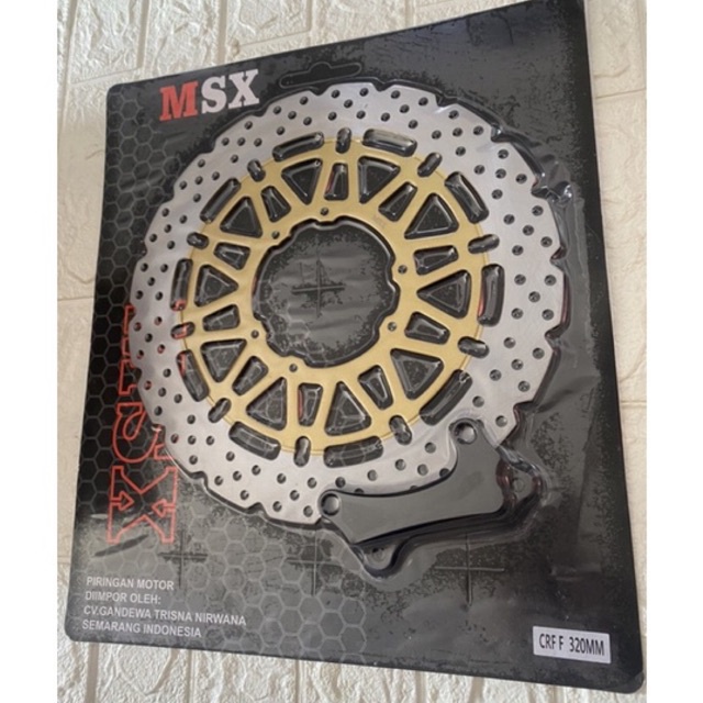 Piringan cakram CRF 150 - model delkevic lebar 320mm disc depan Crf