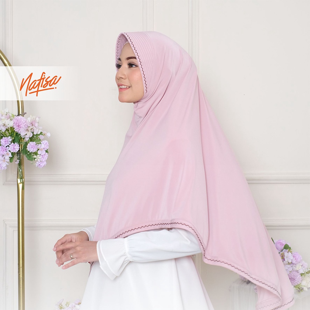 Jilbab Instan Bergo Umeera Nafisa BELVANA REGULER | Hijab Instan Jumbo Pad Kerudung Instan Jumbo Kaos Premium L,XL &amp; XXL