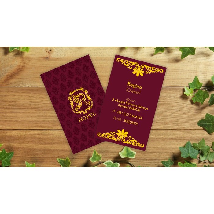 

kartu nama 2 Side murah Bandung free design