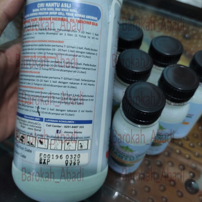 ZPT Hormon HANTU  repack 100 ml - Hantu multiguna tutup biru - hormon organik