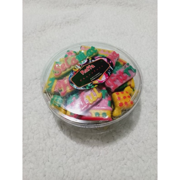 coklat karakter toples 250gr / coklat lebaran / coklat kiloan