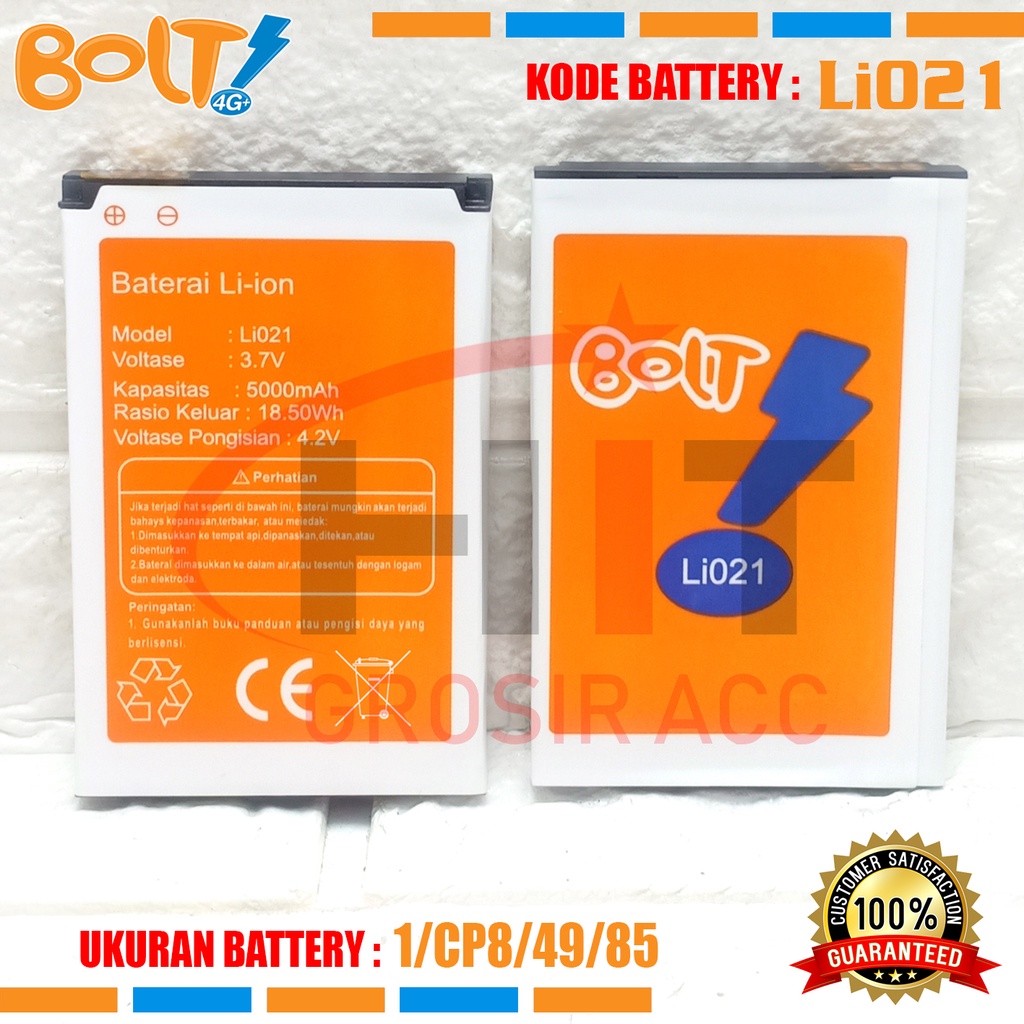 Baterai Battery Double Power Bolt Orion 4G Li021 / MV1/ Movimax