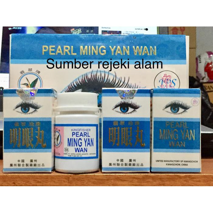 CUCI GUDANG PEARL MING YAN WAN OBAT MATA MINUS,VITAMIN MATA,DAN SAKIT MATA