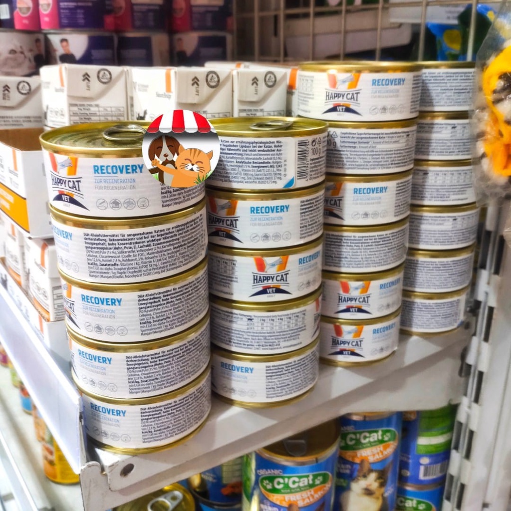 Happy Cat Vet Recovery 100gr - Wet Food Khusus Kucing Sakit