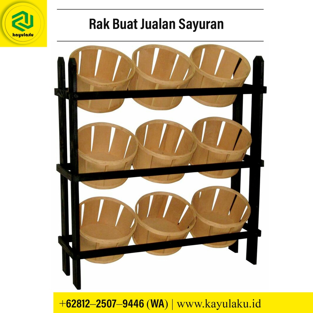 Jual Rak Buah Buahan Kayu Harga Rak Keranjang Buah Indonesia Shopee