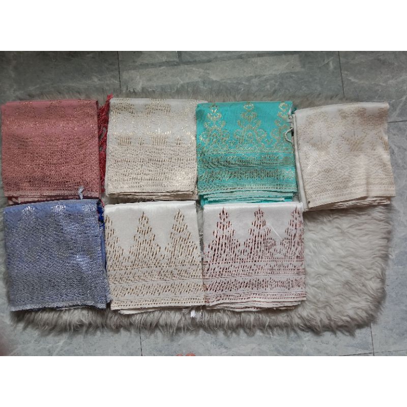 songket silungkang warna soft