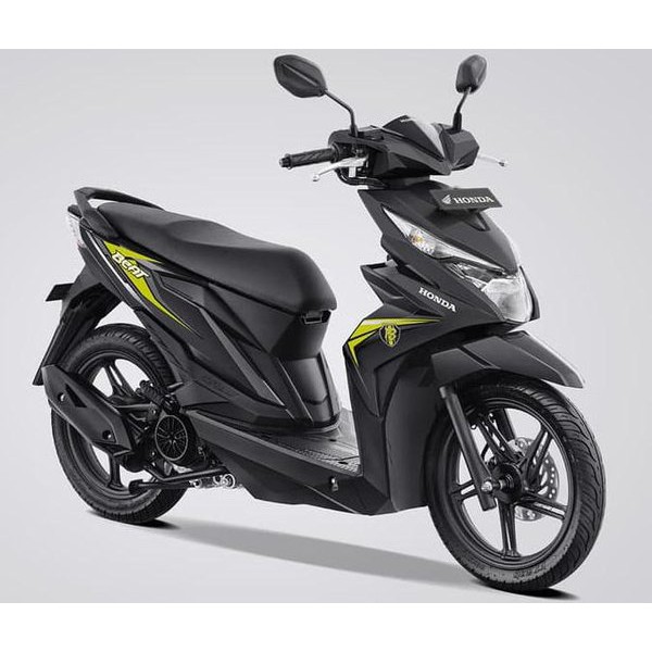 Striping Honda Beat 2019 Hitam Hijau