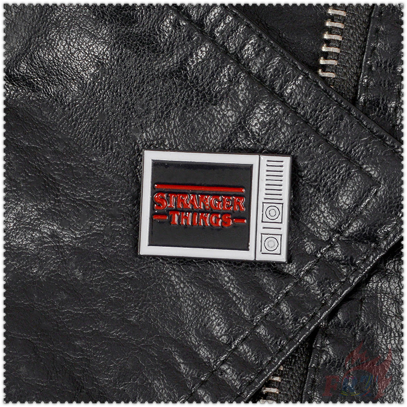 1pc Bros Pin Enamel Desain Serial Tv Stranger Things-8