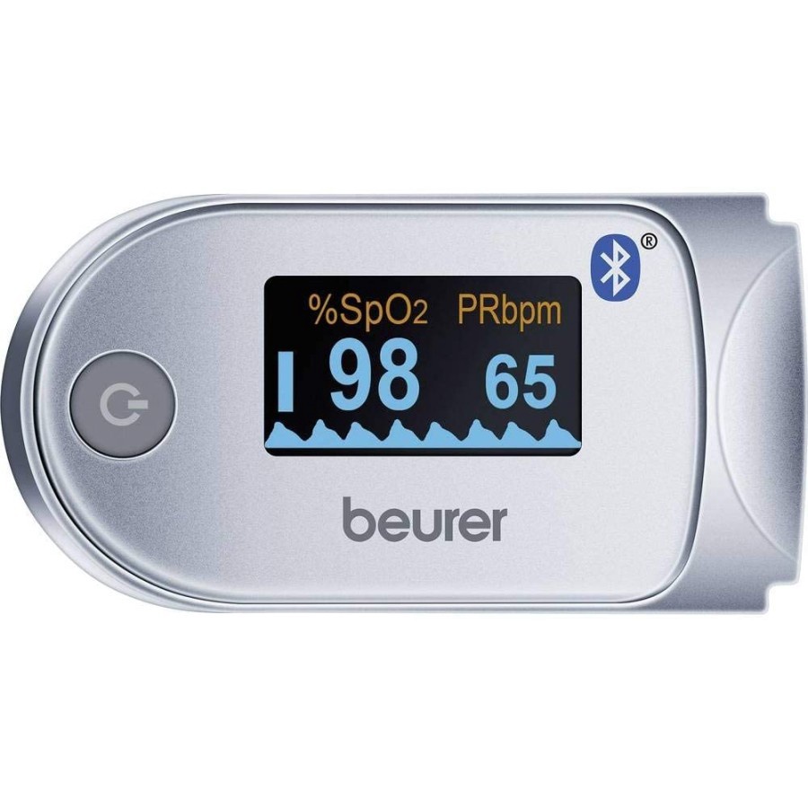 Beurer PO 60 - Pulse Oximeter Bluetooth - Alat Ukur Kadar Oksigen Beurer PO60 Oxymeter - Pulse Finger Oximeter Beurer Po60