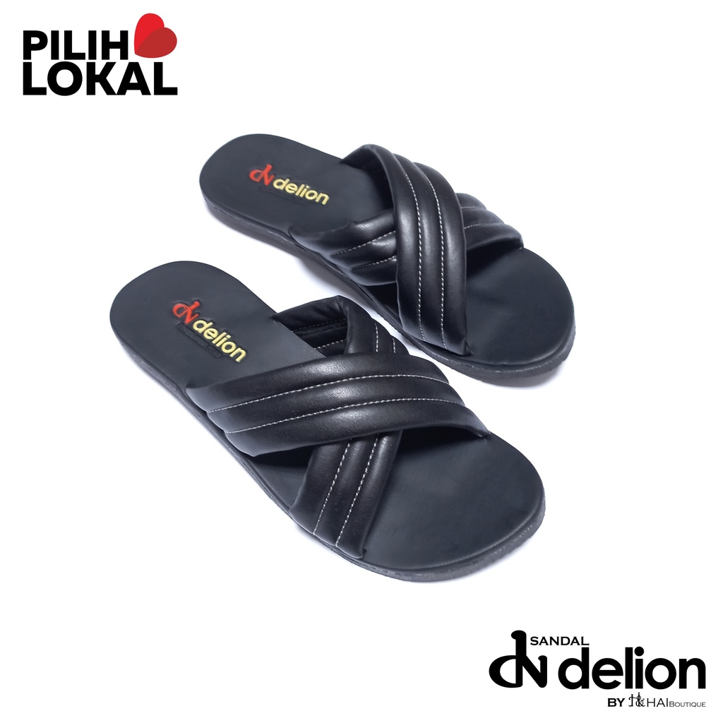 Platform Sandal Wanita - Sandal Platform Empuk - Sandal Busa Wanita Terbaru - Sandal Platform silang Warna Hitam - Sandal Slop Silang Wanita Terbaru - Sandal Kekinian Wanita - Sandal Kokop Silang - Sandal Strap Dua - Sendal Flat Teplek Anti Slip Casual