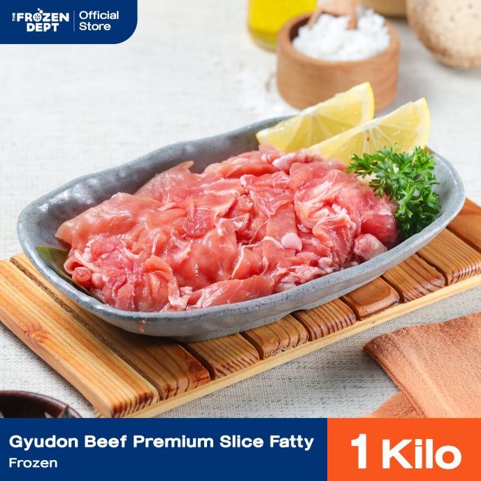 THIN AUS GYUDON BEEF SLICE 1MM (FROZEN) FSDGDF252