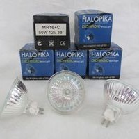 Lampu Sorot Tusuk Halogen MR16 ~50w Kuning 220V***