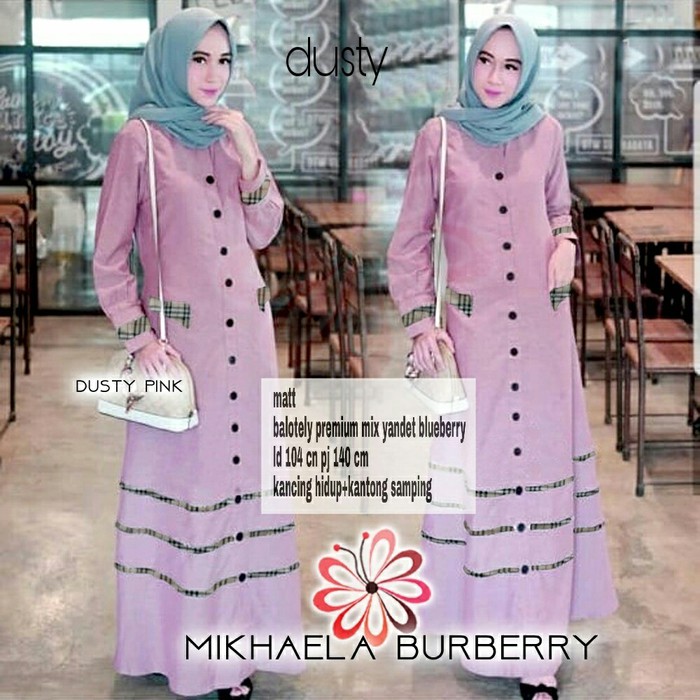 GAMIS SYARI ANNAJAH CAPUCCINO 900GR 110 140 ALLSIZE GAMIS SYARI BUSUI CADAR CREPE HQ POLOS MURAH I.