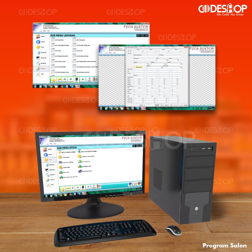 Program Aplikasi F-Pos Salon Software Originial