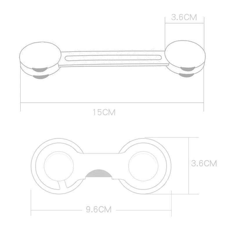 Child Safety Locks/Transparent Plastic Safety for Latches Kitchen Cabinets and Drawers