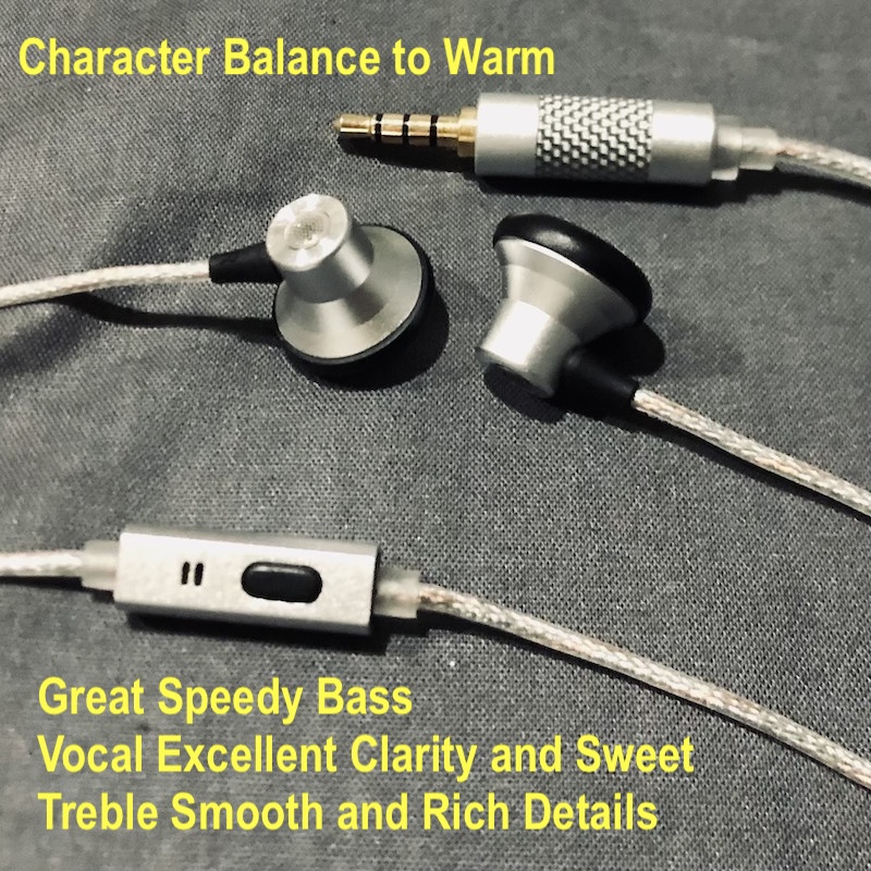 Premium Custom Earbud With Mic Earphone HiFi Headset Top Build Quality