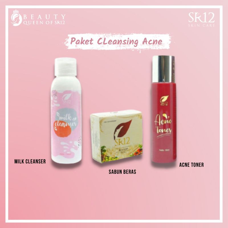 Cleansing SR12 - Pembersih Wajah - Pembersih Jerawat - Perawatan Wajah - Perawatan Kecantikan