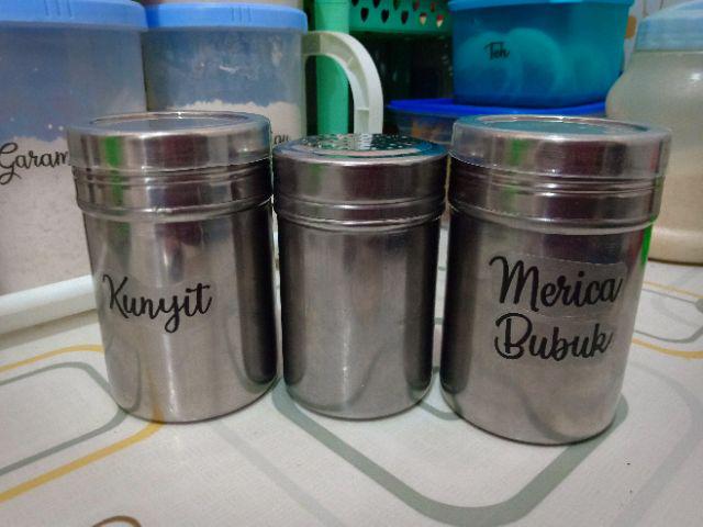 Homemaster Tempat Bumbu Lada/garam/merica Stainless Single Use Large Tbs41003l