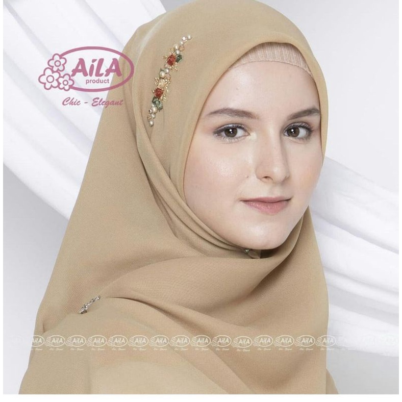 jilbab kerudung segi empat square kalina aila product