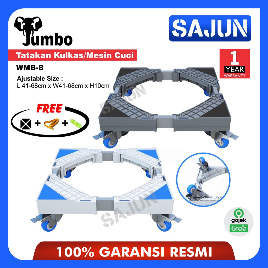 Jumbo Tatakan Kulkas Tatakan Mesin Cuci Multifunction Base Adjustable