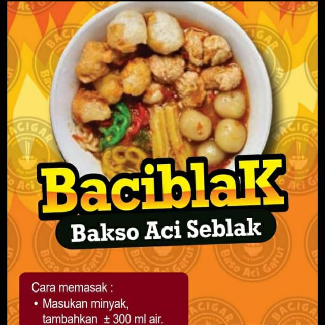 

Baciblak (baso aci seblak)