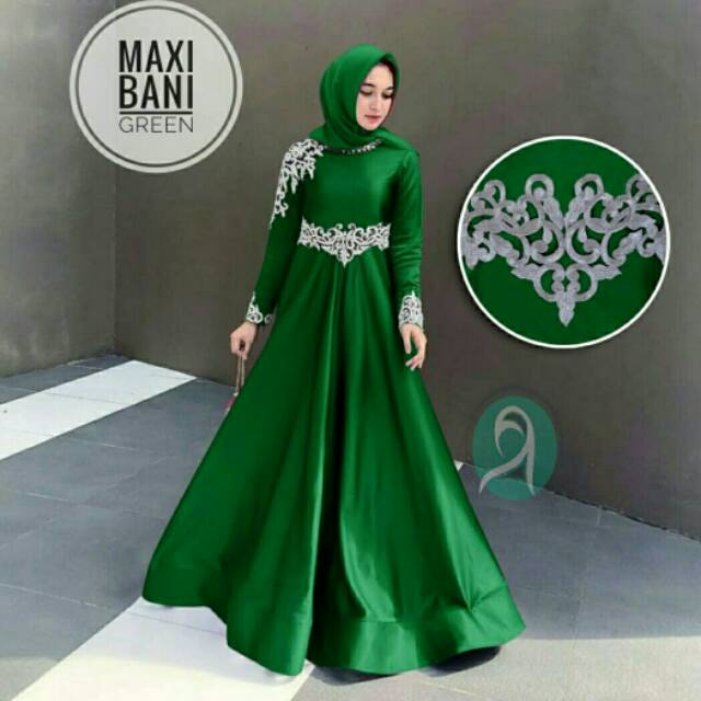 Maxi Bani/Gamis Renda/Gamis Pesta/Maxi Dress/Baju Gamis