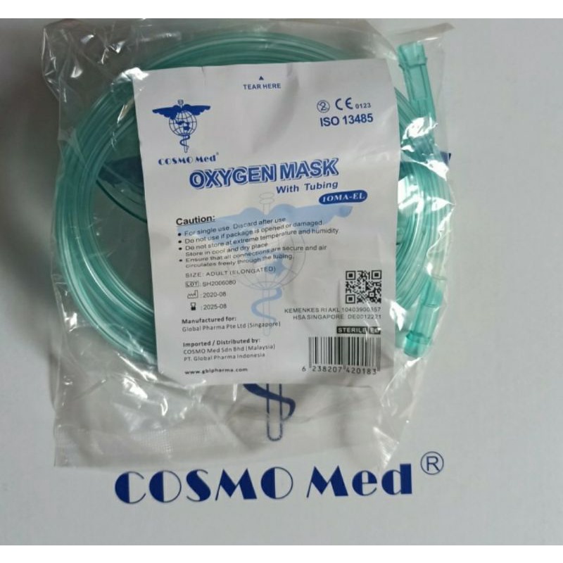 Masker Oksigen Dewasa / Oxygen Mask Adult