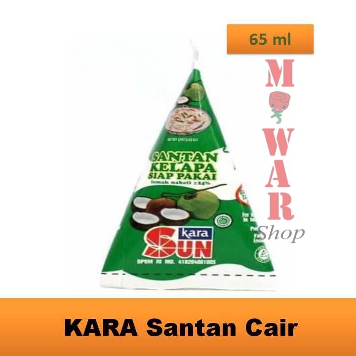 

(65 ml) SUN KARA SANTAN CAIR Kelapa (Coconut Cream) Kara Cair Air Santan Instant