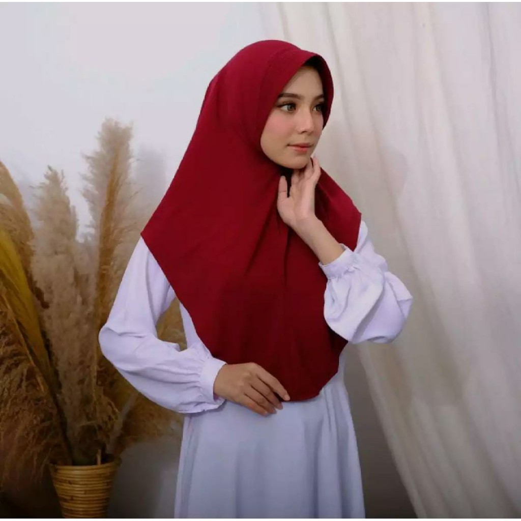 HIJAB HAMIDAH INSTAN JERSEY | HIJAB HAMIDAH MENUTUP DADA | JILBAB HAMIDAH JERSEY