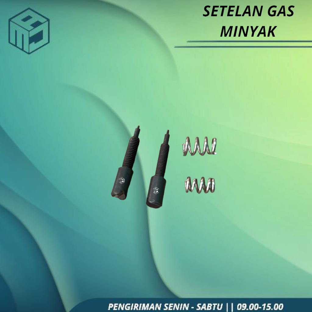 Setelan Gas Minyak Sparepart Mesin Chainsaw Kecil Mini Senso 5200 5800