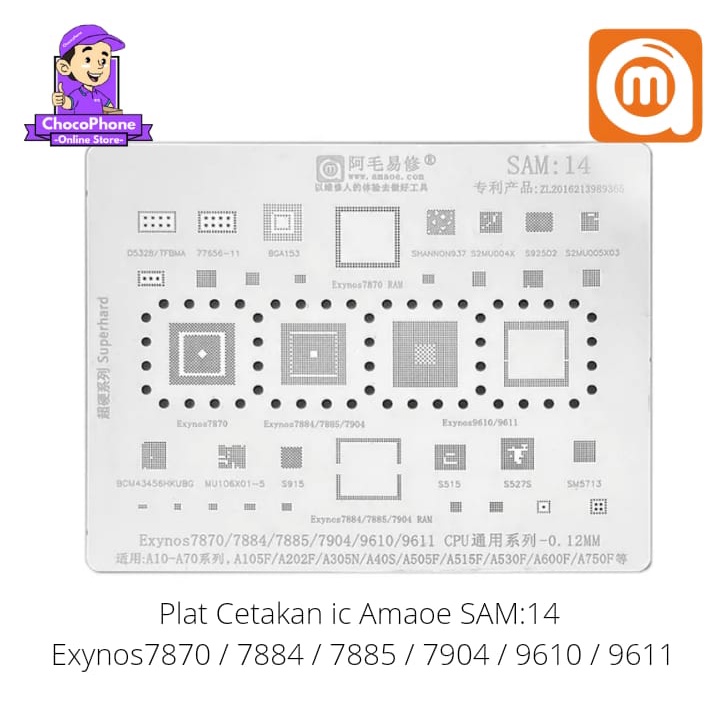 PLAT SAMSUNG EXYNOS7870 EXYNOS9610 EXYNOS9611 AMAOE SAM14 ORIGINAL SAM 14