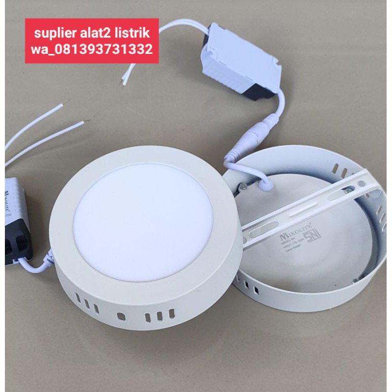 lampu plafon tempel bulat 6w