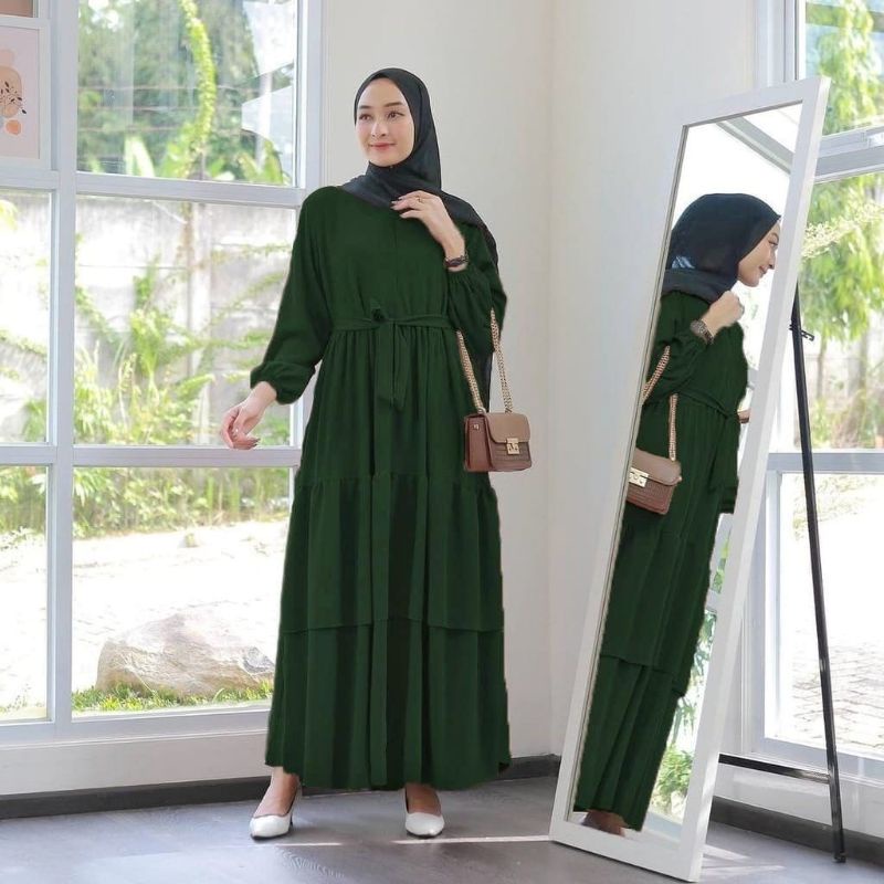 PROMO GAMIS MURAH/Gamis Busui/Gamis syari/Gamis Azzara fit to XL