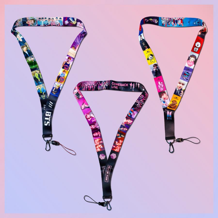 Tali Lanyard Motif Kpop Blackpink Untuk Handphone