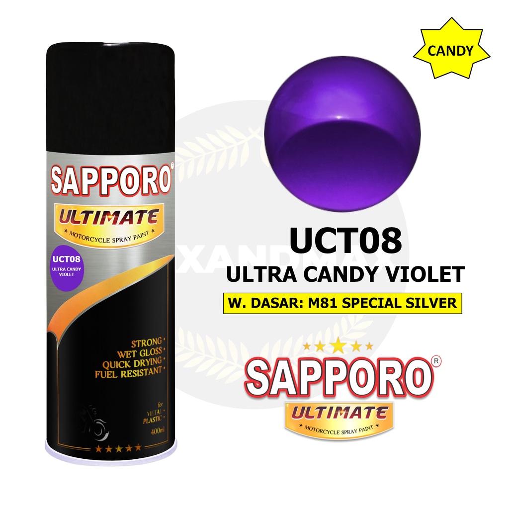 SAPPORO ULTIMATE Ultra Candy Violet UCT08 400 ml