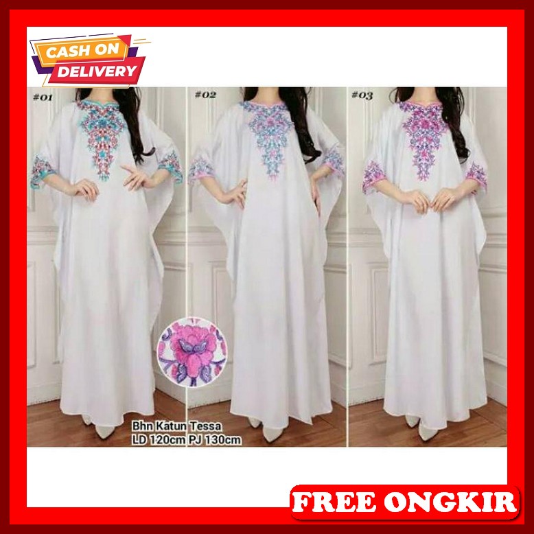 Baju Kondangan Mewah Bj Wanita Syar'I Kaftan Elegan Gamis Wanita Terbaru 2023 Baju Kaftan Lebaran Ga