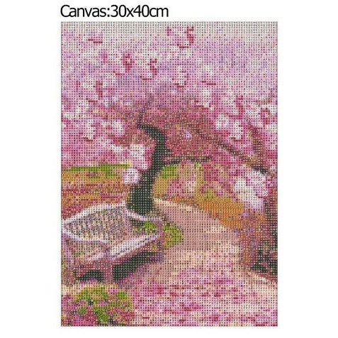 DIY Diamond Painting - 5D Peach Tree Stitch Kit