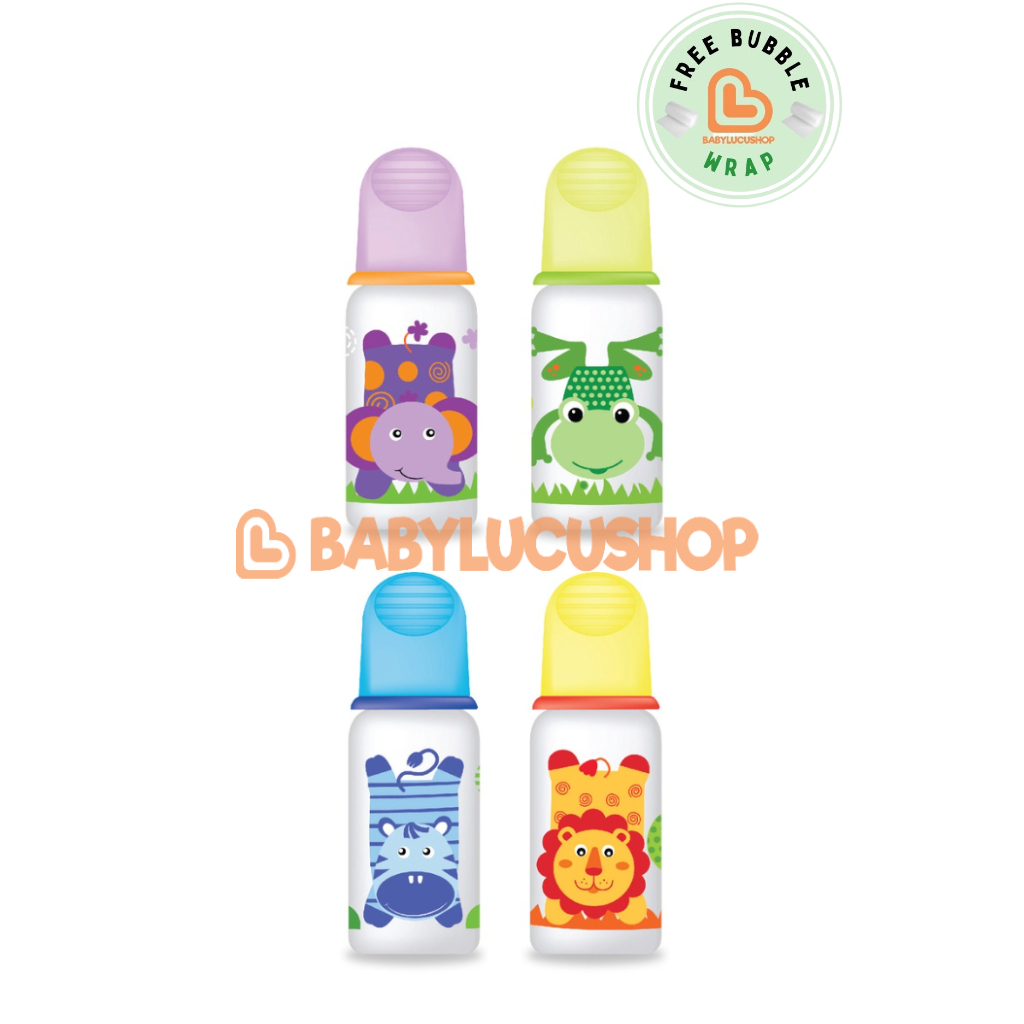 Baby Safe Feeding Bottle 125ml &amp; 250ml l JS001 JS002 JS003 JS004 JS005