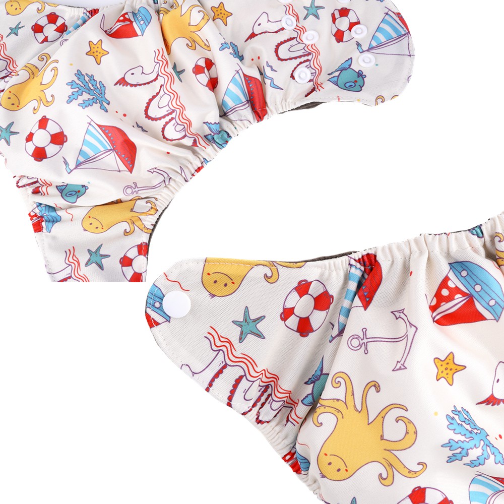 New Born AIO Diaper Popok  Aneka Motif Tahan Air